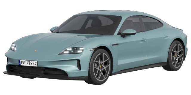 Porsche Taycan 2024 3Dモデル .c4d .max .obj .3ds .fbx .stl .blend 