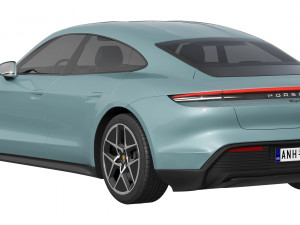 Porsche Taycan 2024 3Dモデル