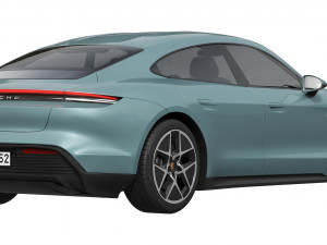 Porsche Taycan 2024 3Dモデル