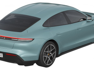 Porsche Taycan 2024 3Dモデル