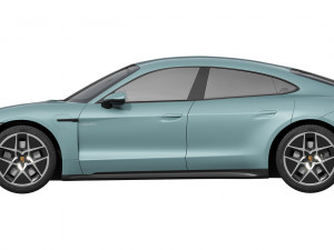 Porsche Taycan 2024 3Dモデル
