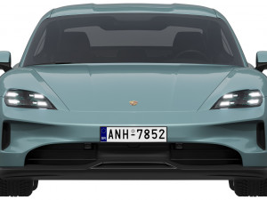 Porsche Taycan 2024 3Dモデル