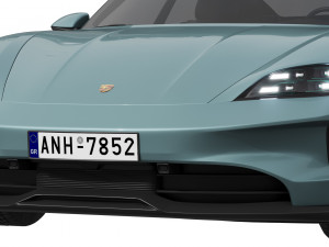 Porsche Taycan 2024 3Dモデル