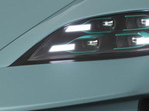 Porsche Taycan 2024 3Dモデル