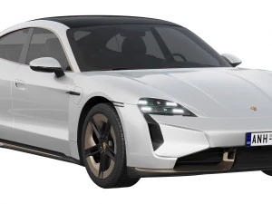 पोर्शे टायकन टर्बो एस 2024 3D मॉडल