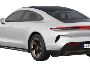 Porsche Taycan Turbo S 2024 Modello 3D