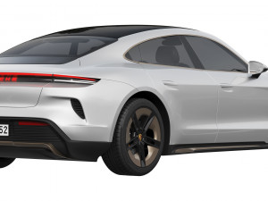 Porsche Taycan Turbo S 2024 Modello 3D