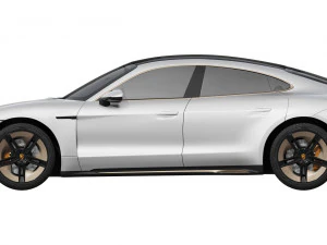 पोर्शे टायकन टर्बो एस 2024 3D मॉडल