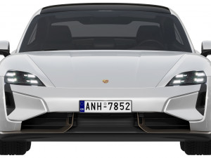 Porsche Taycan Turbo S 2024 Modello 3D