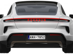 Porsche Taycan Turbo S 2024 Modello 3D