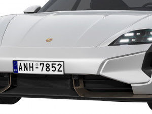 Porsche Taycan Turbo S 2024 Modello 3D