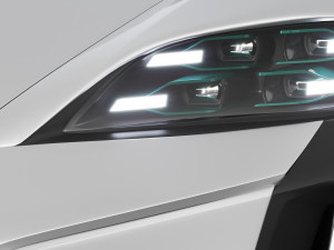 Porsche Taycan Turbo S 2024 Modello 3D