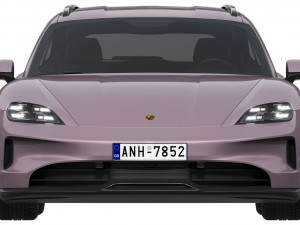 Porsche Taycan 4S Sport Turismo 2024 3D 模型