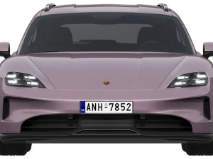 Porsche Taycan 4S Sport Turismo 2024 3D Model