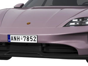 Porsche Taycan 4S Sport Turismo 2024 3D Model
