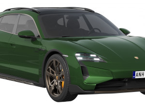 Porsche Taycan Turbo Cross Turismo 2024 3D Model