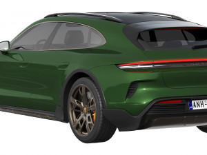 Porsche Taycan Turbo Cross Turismo 2024 3D Model