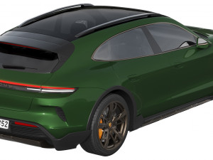 Porsche Taycan Turbo Cross Turismo 2024 3D Model