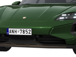 Porsche Taycan Turbo Cross Turismo 2024 3D Model