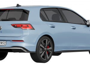 Volkswagen Golf GTE 2024 3Dモデル