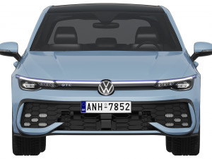 Volkswagen Golf GTE 2024 3Dモデル