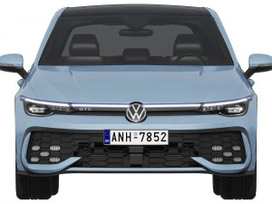 Volkswagen Golf GTE 2024 3D Model
