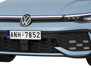 Volkswagen Golf GTE 2024 3Dモデル