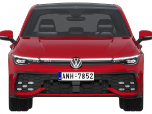 Volkswagen Golf GTI 2024 3D Model