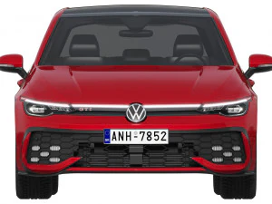 Volkswagen Golf GTI 2024 3D Model