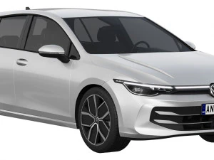 Volkswagen Golf 2024 3D Model