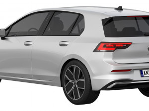 Volkswagen Golf 2024 3D Model