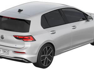 Volkswagen Golf 2024 3D Model