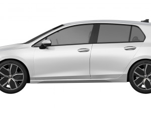 Volkswagen Golf 2024 3D Model