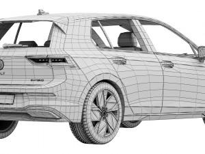 Volkswagen Golf 2024 3D Model