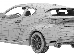 Toyota GR Yaris 2024 Modello 3D