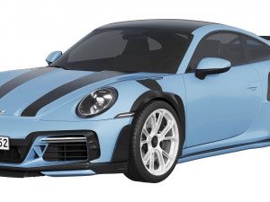 Porsche 911 TECHART GTstreet R Touring 3D मॉडल