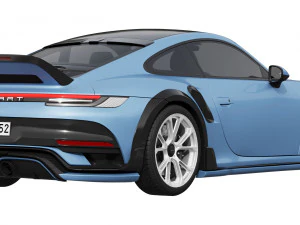 Porsche 911 TECHART GTstreet R Touring 3D Model