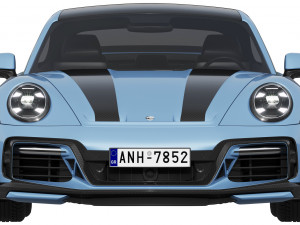Porsche 911 TECHART GTstreet R Touring 3Dモデル
