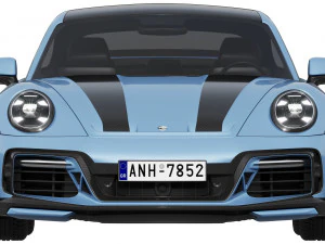 Porsche 911 TECHART GTstreet R Touring 3D Model