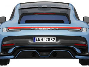 Porsche 911 TECHART GTstreet R Touring 3D Model