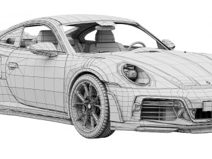 Porsche 911 TECHART GTstreet R Touring 3Dモデル