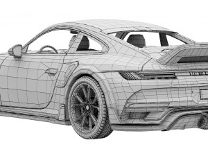 Porsche 911 TECHART GTstreet R Touring 3Dモデル