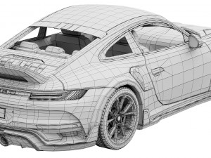 Porsche 911 TECHART GTstreet R Touring 3Dモデル