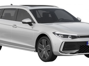 Volkswagen Passat Variant R 2024 Model 3D