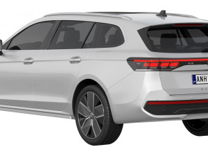 Volkswagen Passat Variant R 2024 Model 3D