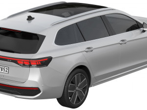 Volkswagen Passat Variant R 2024 Model 3D