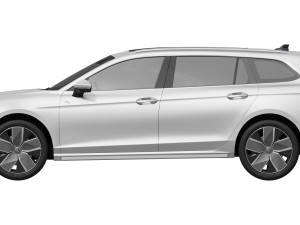Volkswagen Passat Variant R 2024 Model 3D