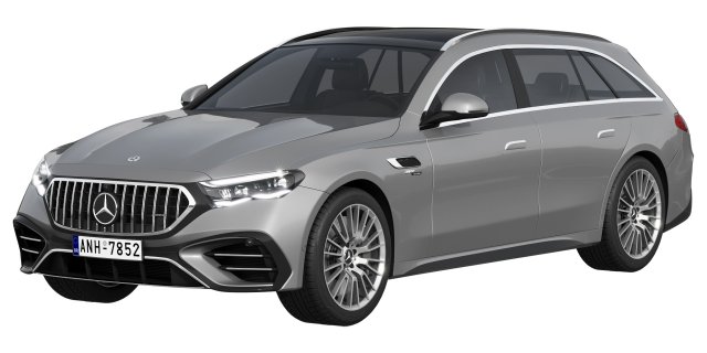 Mercedes-Benz E53 AMG Hybrid Estate 2024 Model 3D .c4d .max .obj .3ds .fbx .stl .blend 