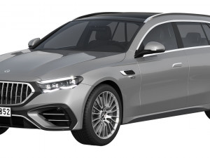Mercedes-Benz E53 AMG Hybrid Estate 2024 3D Model