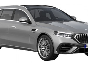 Mercedes-Benz E53 AMG Hybrid Estate 2024 Model 3D
